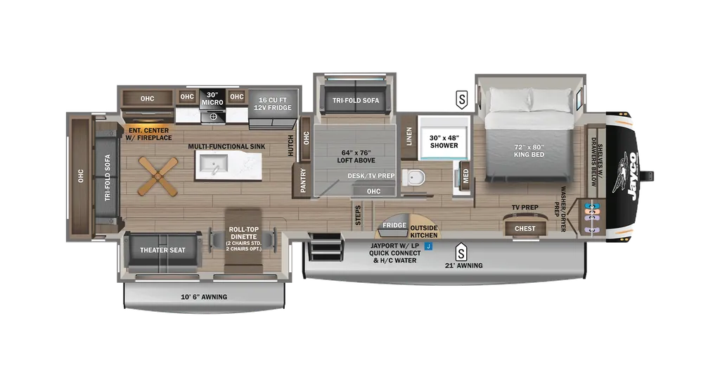 2026 Jayco Eagle 355MBQS floor plan
