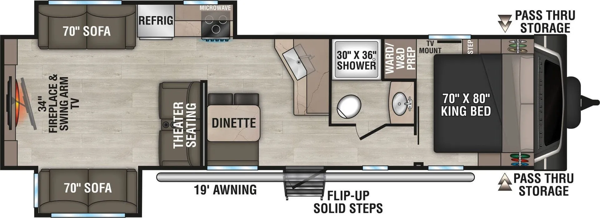 K-Z Connect C312RE floor plan