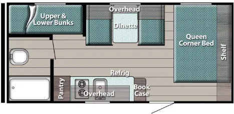 Gulf Stream Enlighten 17BH floor plan