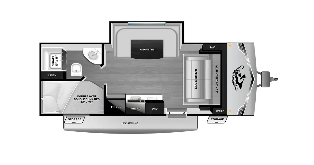 2026 Open Range Open Range Colt 18MBS floor plan