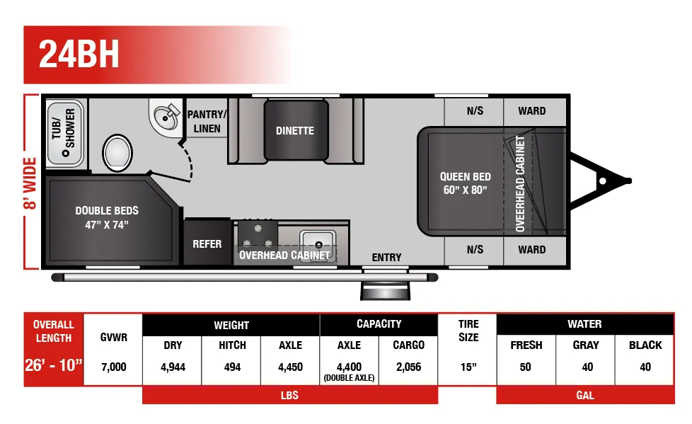 Genesis Supreme Surfside 24BH floor plan