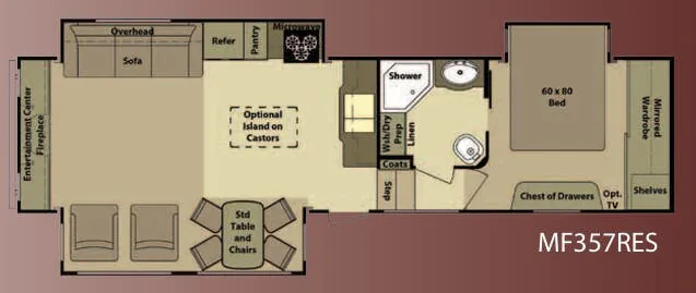 Highland Ridge Mesa Ridge MF357RES floor plan