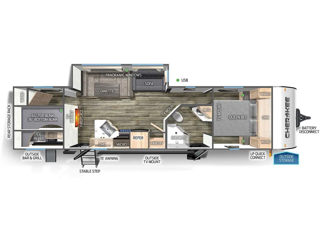 2022 Forest River Cherokee Black Label 294GEBGBL - Photo 3