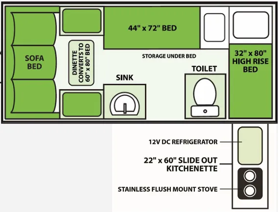 Aliner Family EXPEDITION floor plan