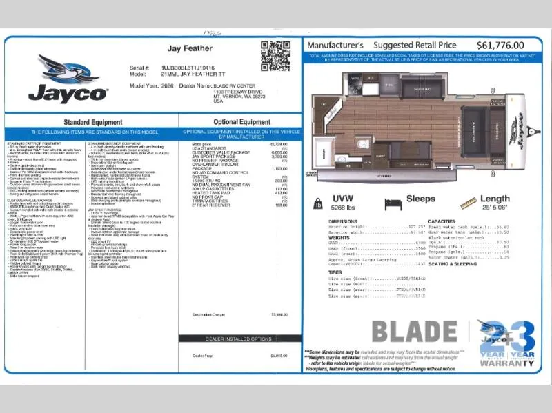 2026 Jayco Jay Feather 21MML - Photo 3