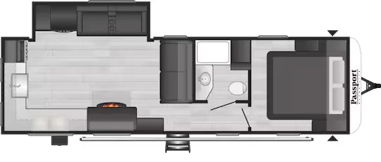 2025 Keystone Passport 2700RK - Floor plan