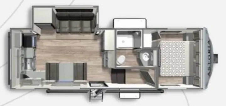 Dutchmen Astoria 230ML floor plan