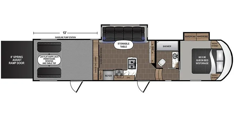 2020 Dutchmen Endurance 3506 - Floor plan