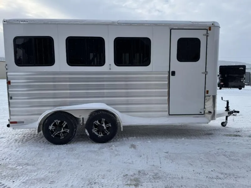 2025 Bar M 3 Horse Bumper Pull Frame w/ Rear Tack (30SL) - Main photo