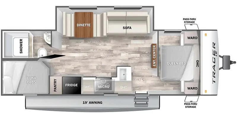 Prime Time Tracer LE 270BHSLE floor plan