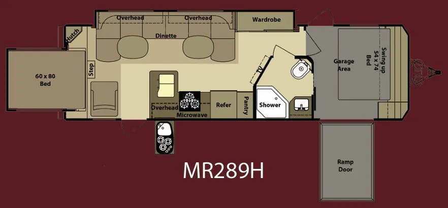 Highland Ridge Mesa Ridge MR289H floor plan