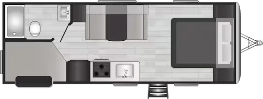 Keystone Springdale 220BHWE floor plan