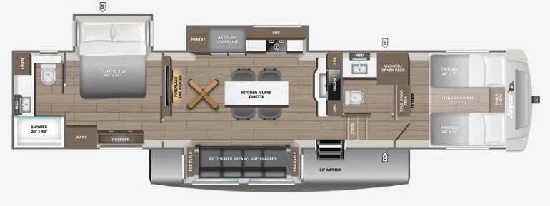 2027 Jayco Eagle 367TBTS - Floor plan