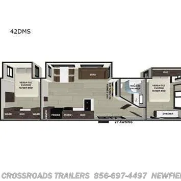 2027 Forest River Salem Villa 42DMS, Photos photo 24