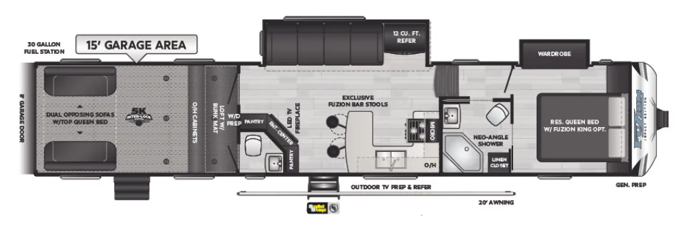 Keystone Impact 415 exterior