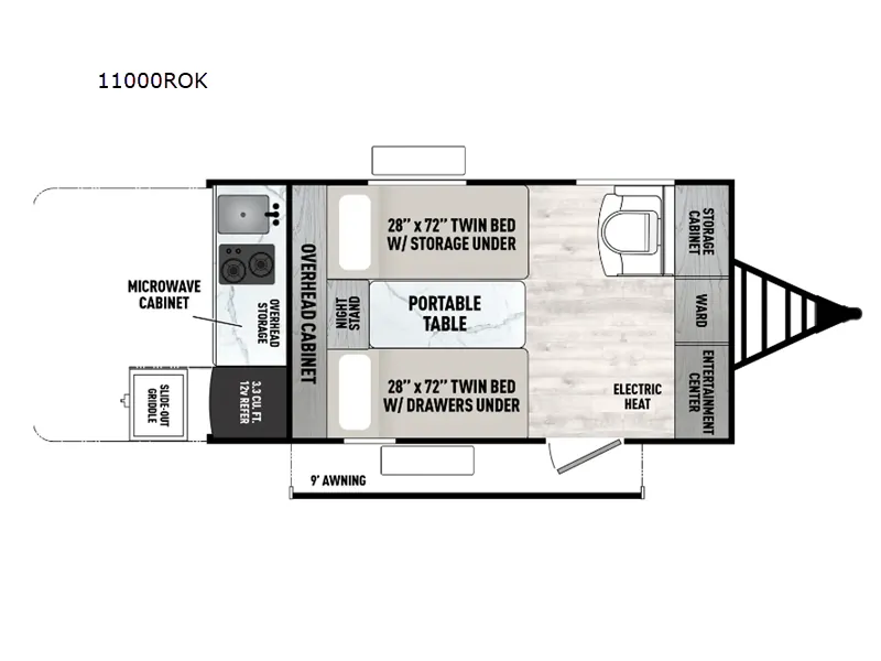 2025 Forest River Viking ROK 11000ROK - Floor plan