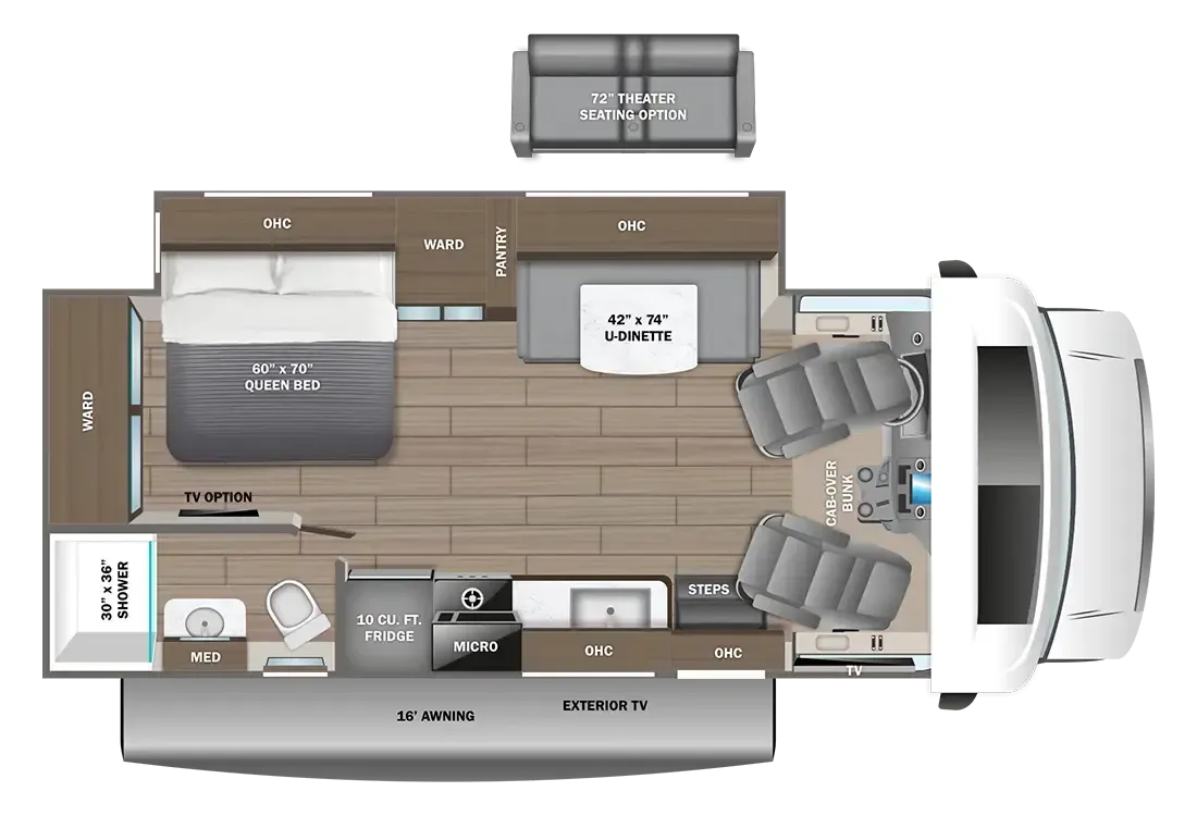 Entegra Coach Odyssey 24B floor plan