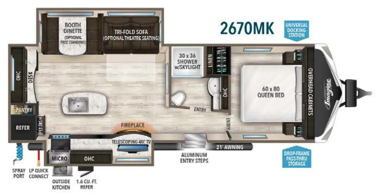 Grand Design Imagine 2670MK exterior
