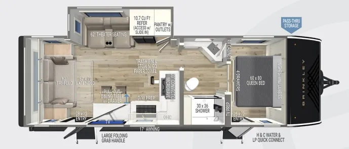 2027 Brinkley Model Ix 25X - Floor plan