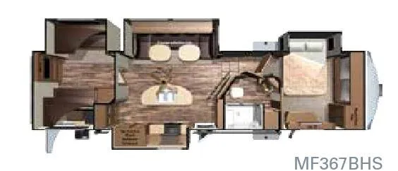 Highland Ridge Mesa Ridge MF367BHS floor plan