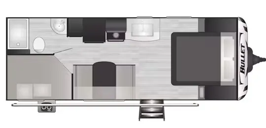 Keystone Bullet Premium 211BHSWE floor plan