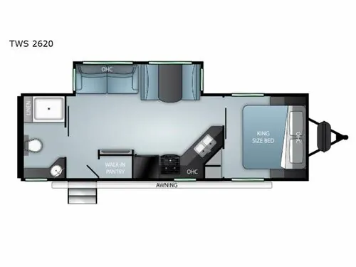 2021 Cruiser RV Twilight Signature TWS 2620