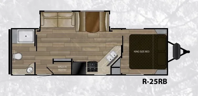 Cruiser RV Radiance 25RB floor plan