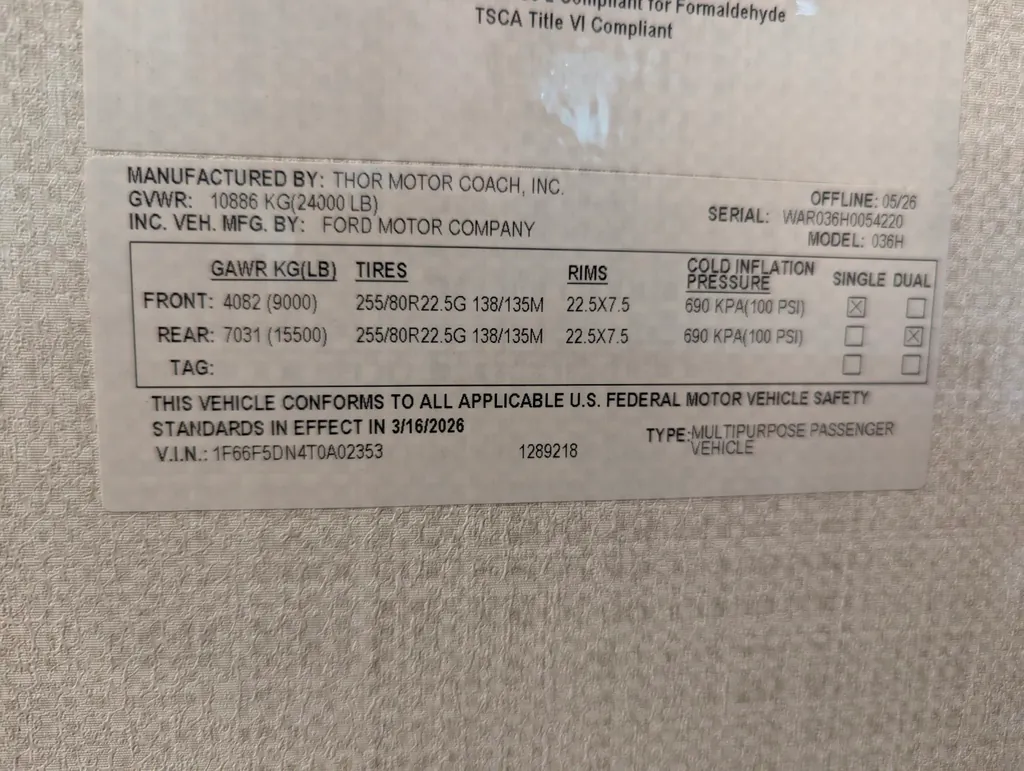 2027 Thor Motor Coach Windsport 36H, Photos photo 10
