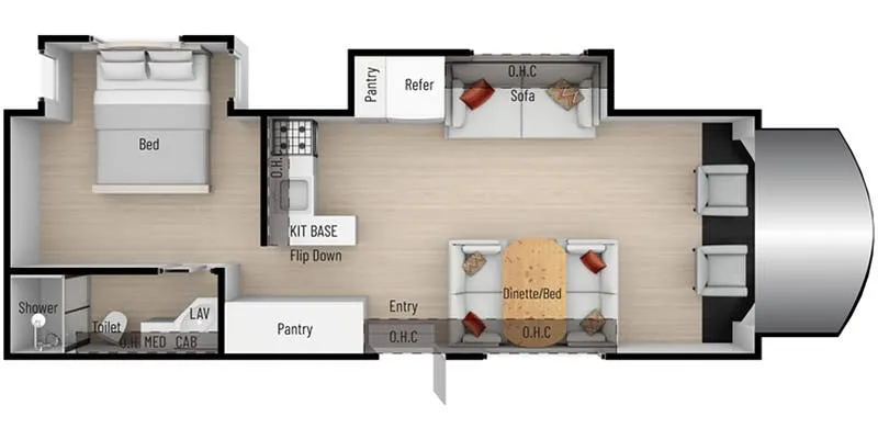 Nexus Triumph 28T floor plan