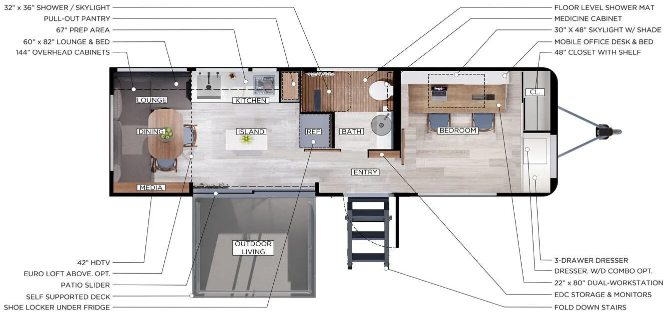 Living Vehicle CORE BASE floor plan