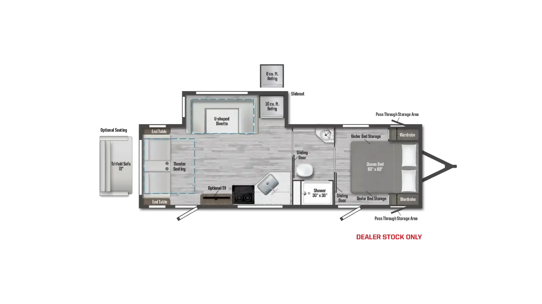 Winnebago Access 26RL floor plan
