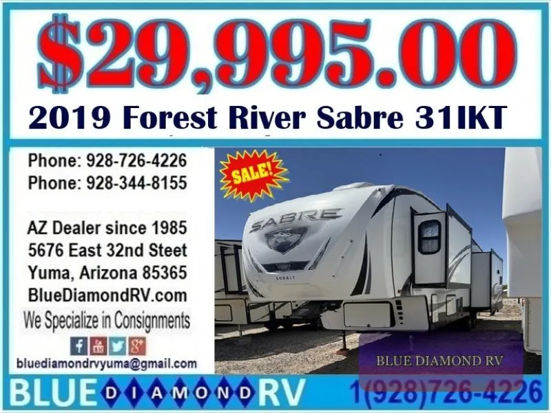 2019 Forest River RV Sabre 31IKT - Main photo