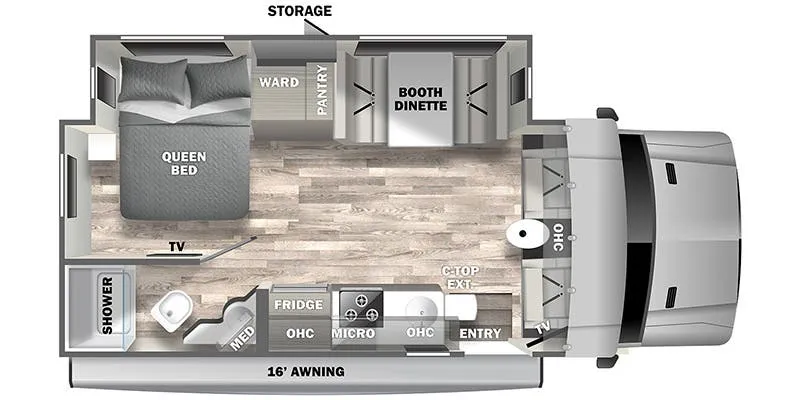 2023 Dynamax Corp Isata 3 Series 24FW floor plan