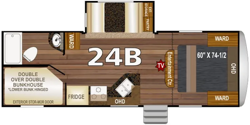Northwood Nash 24B floor plan