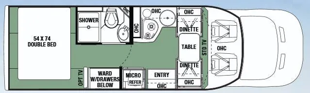 Forest River Forester TS TS2381 floor plan