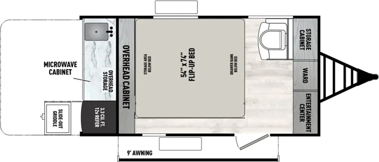 2025 Coachmen Clipper ROK 13000ROK - Floor plan