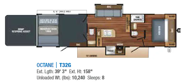 Jayco Octane T32G floor plan