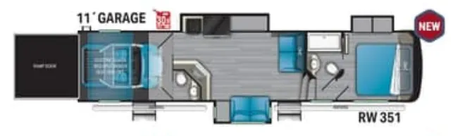 Heartland Road Warrior 351 floor plan