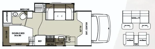 Coachmen Concord 225 LE floor plan
