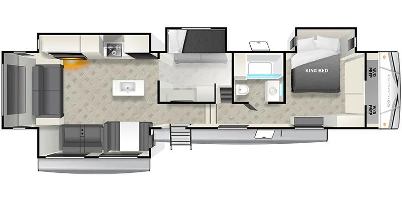 2023 Forest River Wildcat 369MBL - Floor plan