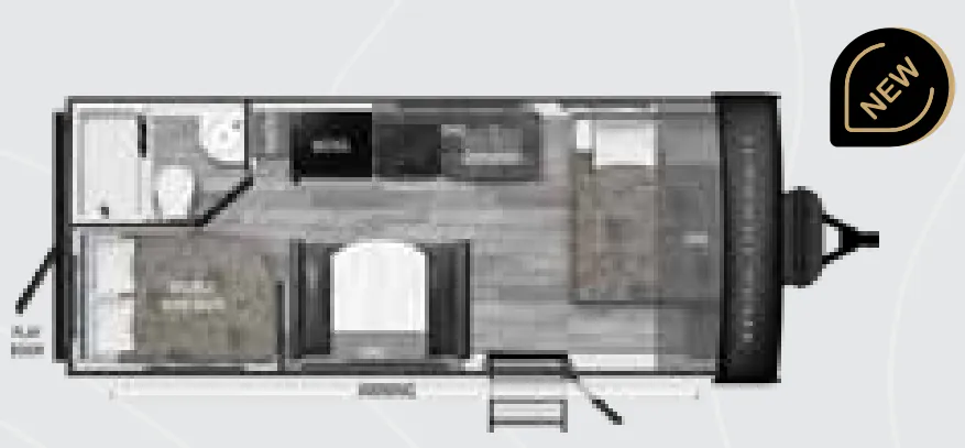 Heartland Trail Runner 199BHSS floor plan