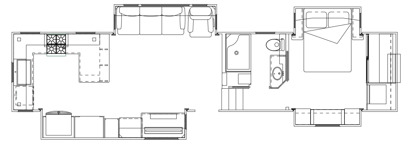 New Horizons Majestic M40RK4S floor plan