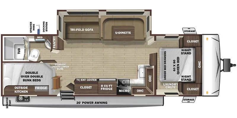 Highland Ridge Mesa Ridge S-Lite ML281BH floor plan