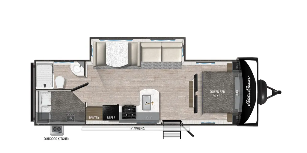 2024 Heartland Eddie Bauer 262BH floor plan
