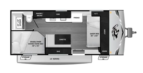 Highland Ridge Open Range Colt CTR Edition 17DB floor plan