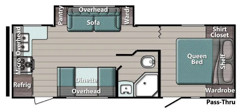 Gulf Stream Conquest Lite Ultra Lite 238RK floor plan