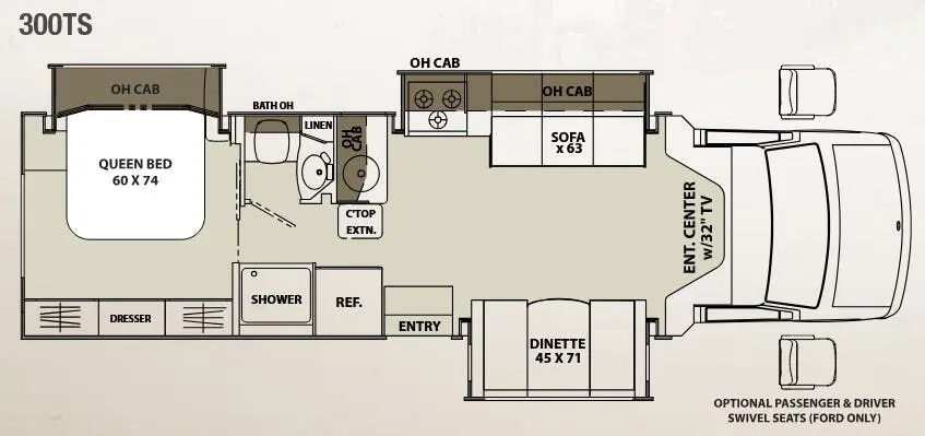 Coachmen Concord 300TS floor plan