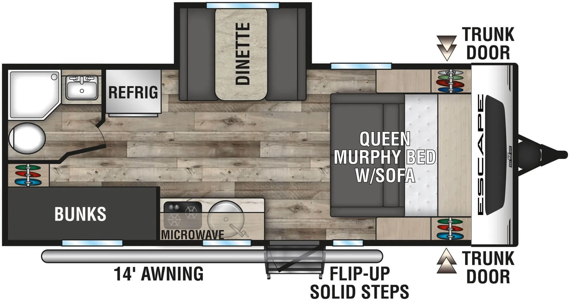 K-Z Escape E201BH floor plan