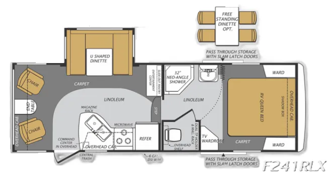 Forest River Wildcat Maxx 241RLX floor plan
