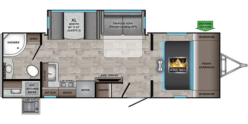 2023 CrossRoads Sunset Trail SS253RB floor plan